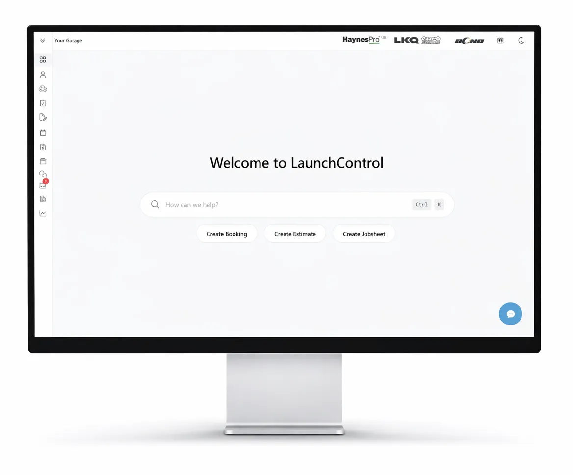 LaunchControl workshop management dashboard